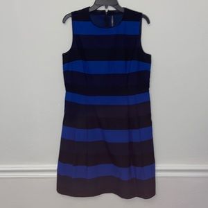 Andrew Marc Black and Blue Dress Stripes with Pockets!! Size 12